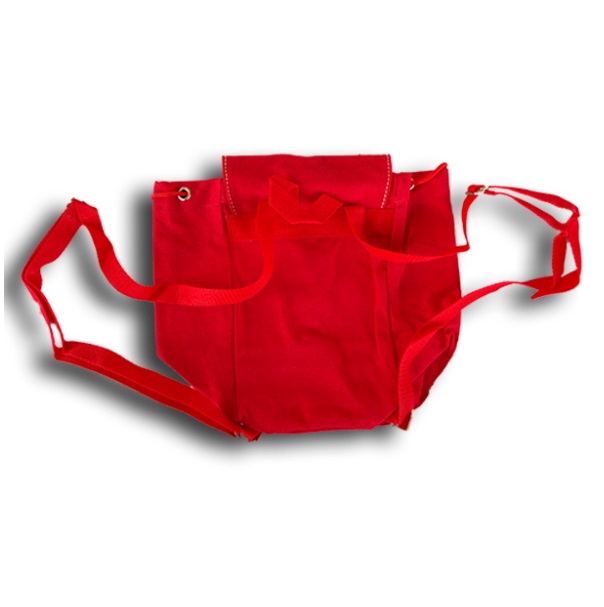 Plecak dziecięcy z klapką zamykaną na rzep do nadruku